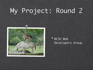 Pathways Project on NCSU Web Dev