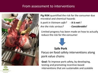 Food safety in the pork value chain and pathways towards safer pork in Vietnam