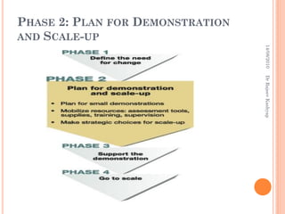 PHASE 2: PLAN FOR DEMONSTRATION
AND SCALE-UP
14/08/2010
Dr Rajeev Kashyap

 