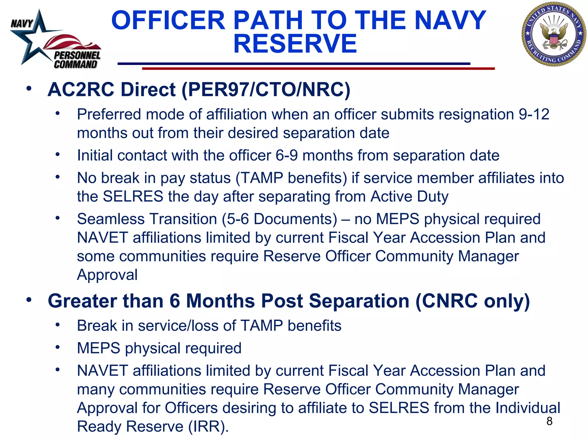 Benefits Of Joining The Navy Reserves Pathway to the navy reserves | PPT