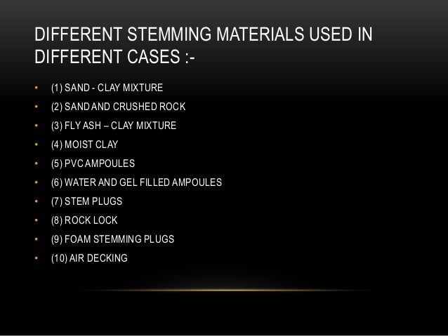 ROLE OF STEMMING IN OPEN CAST MINE