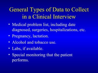 Patient Assessment And Clinical Interviewing | PPT