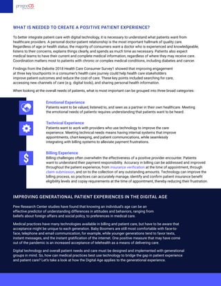 Bridging the gap in patient experience and patient care in the digital ...