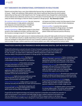 Bridging the gap in patient experience and patient care in the digital ...