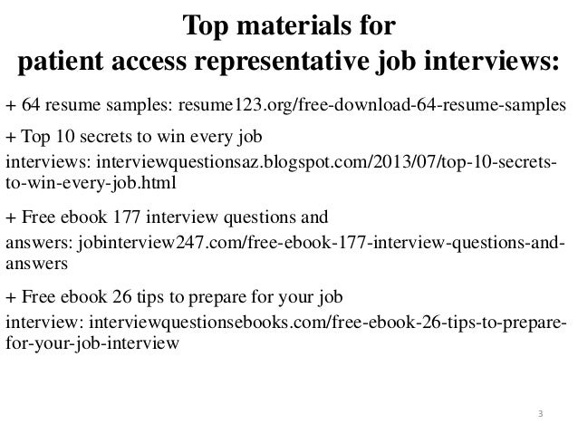 patient access representative resume sample pdf ebook patient access representative job description