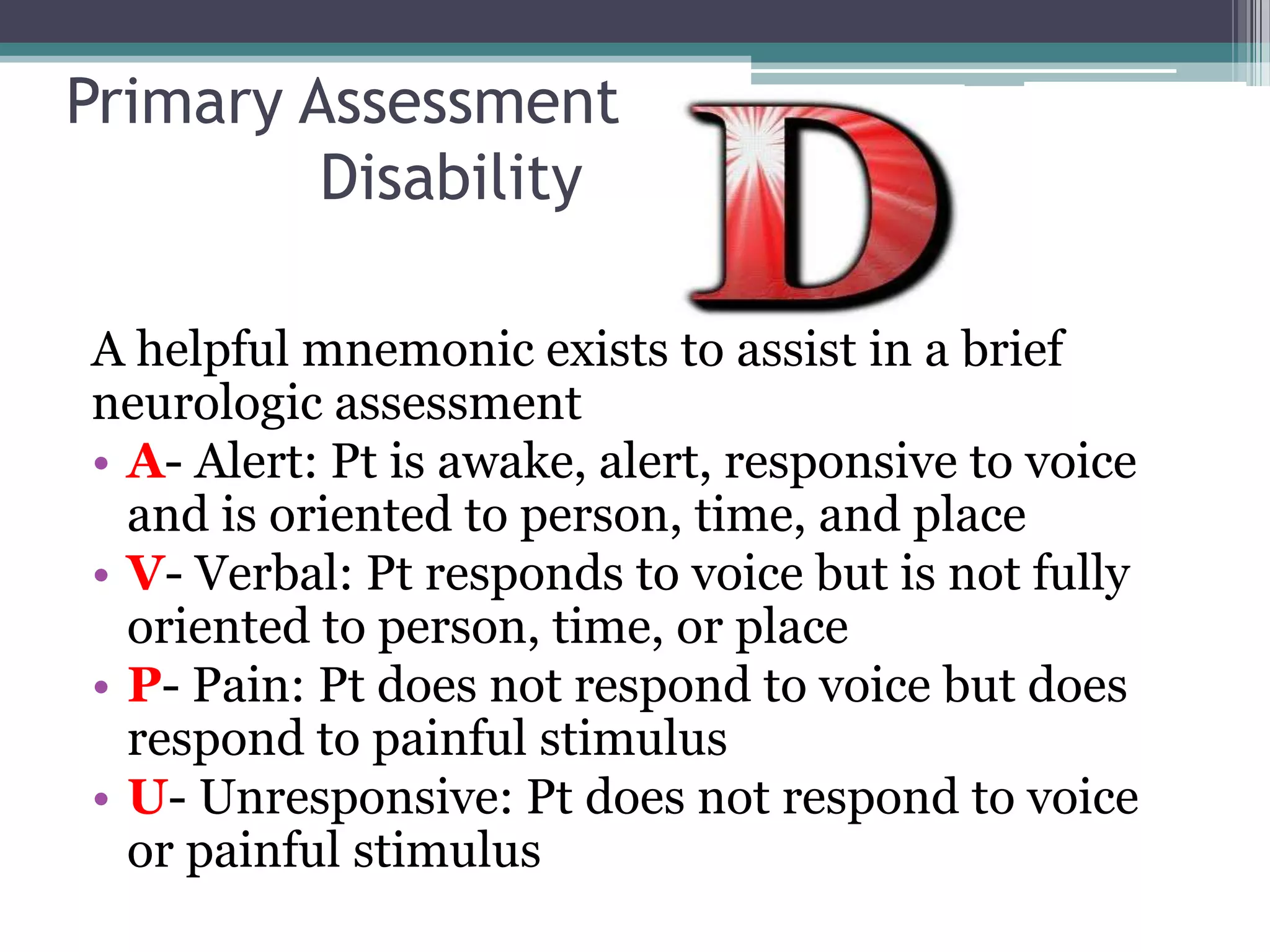 Patient assessment | PPTX