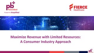 Maximize Revenue with Limited Resources:
A Consumer Industry Approach
 