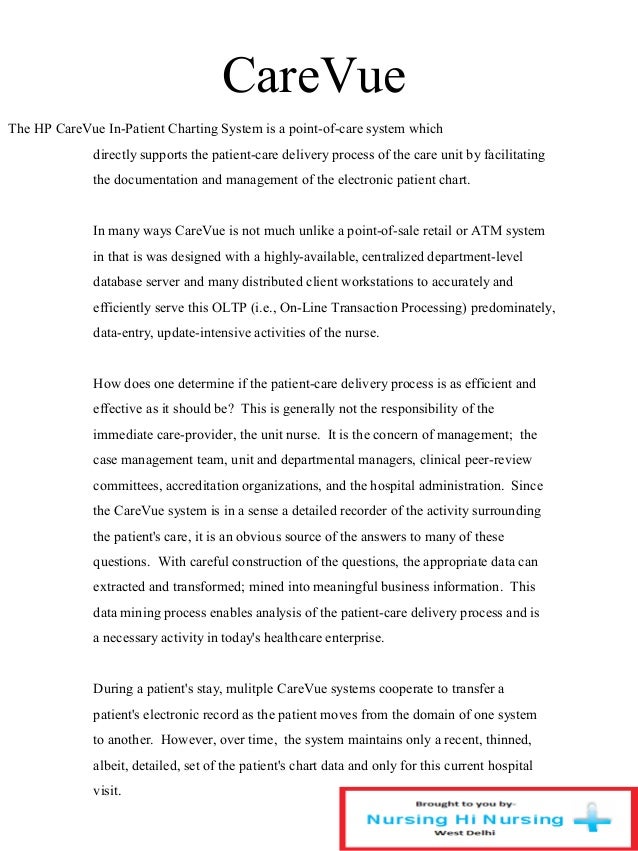 patient care and monitoring systems patient charting systems