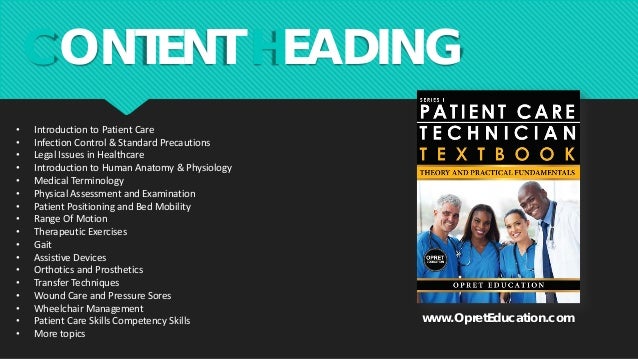 Patient care technician program textbook patient care technician ...