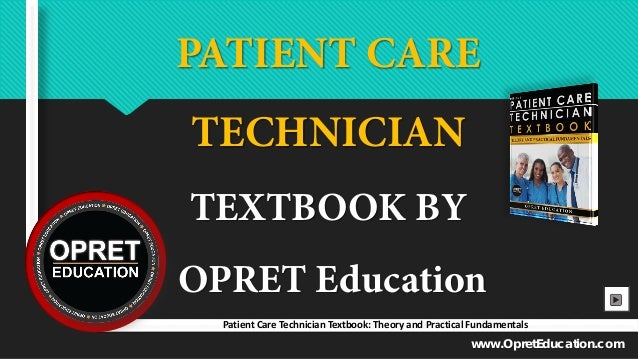 Patient care technician program textbook patient care technician ...