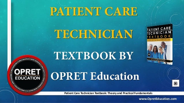 Patient care technician textbook isbn 9781944471590 patient care technician