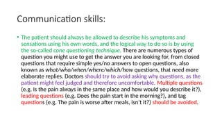 Cone System Questionning patient centered approach in clinical practice. pptx | PPTX