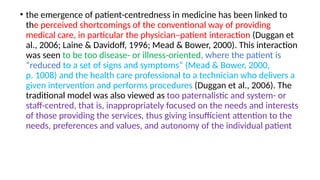 patient centered approach in clinical practice. pptx | PPTX
