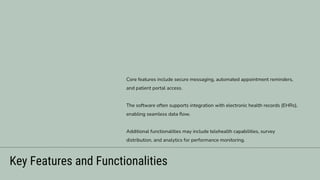Included Functionalities How Patient Communication Software Improves Practice Efficiency | PDF