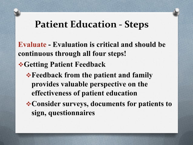 PATIENT EDUCATION IN NURSING PDF NOTES visual data 4