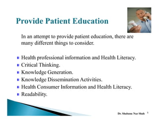 Patient Education Counselling PDF