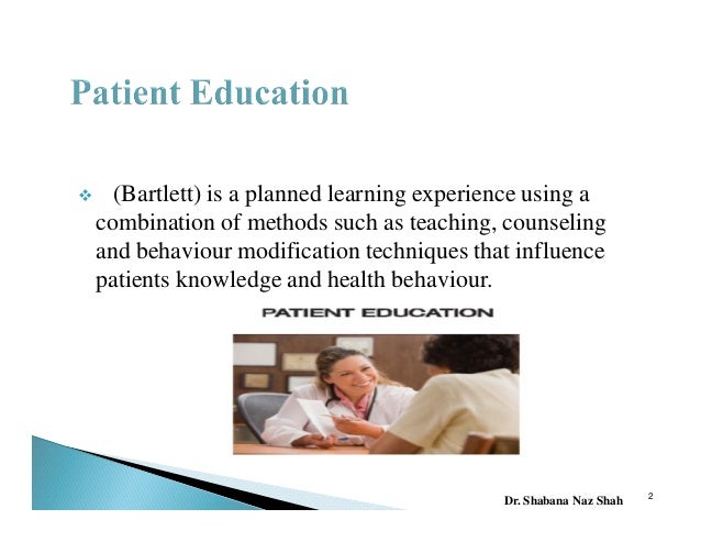 Patient Education Counselling