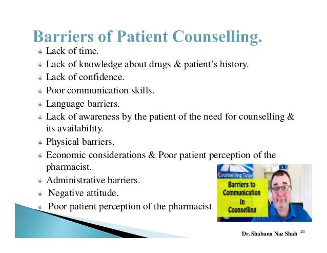 Patient Education Counselling
