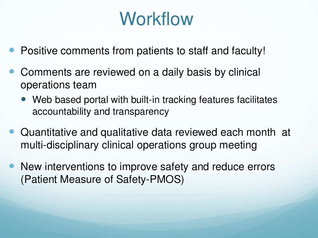 Patient Experience Measures Past and Future