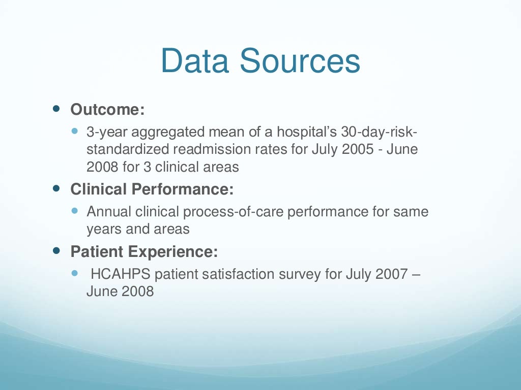 Patient Experience Measures Past and Future