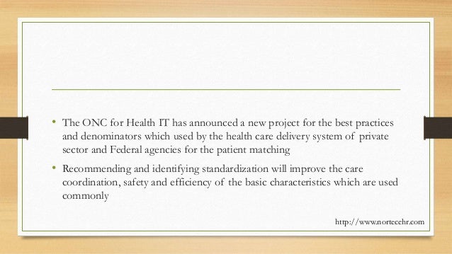 Patient Matching Practices