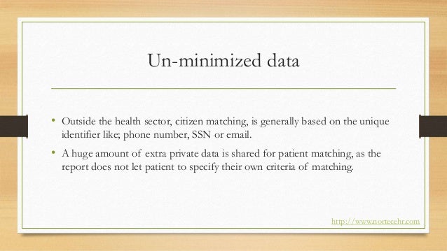 Patient Matching Practices