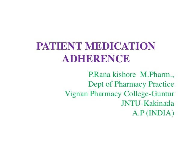 Patient Medication Adherence