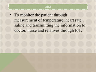 Project on system for patient monitoring.ppt