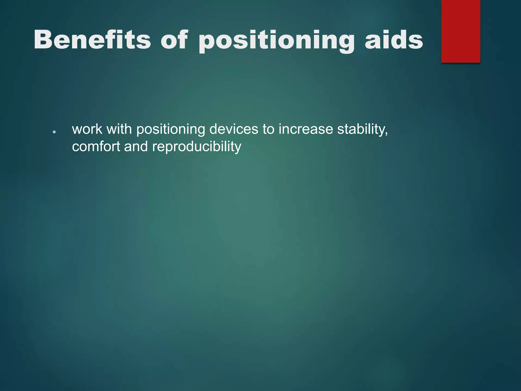 Patient Positioning and Immobilization Devices In Radiotherapy Planning ...