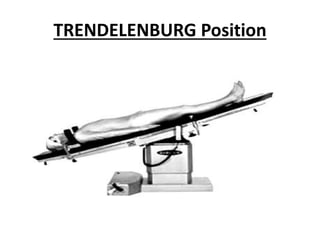 TRENDELENBURG Position
 