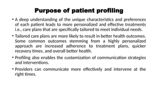 Patient Profiling Comprehensive Guide to Patient Profiling and SOAP Notes in Healthcare ...