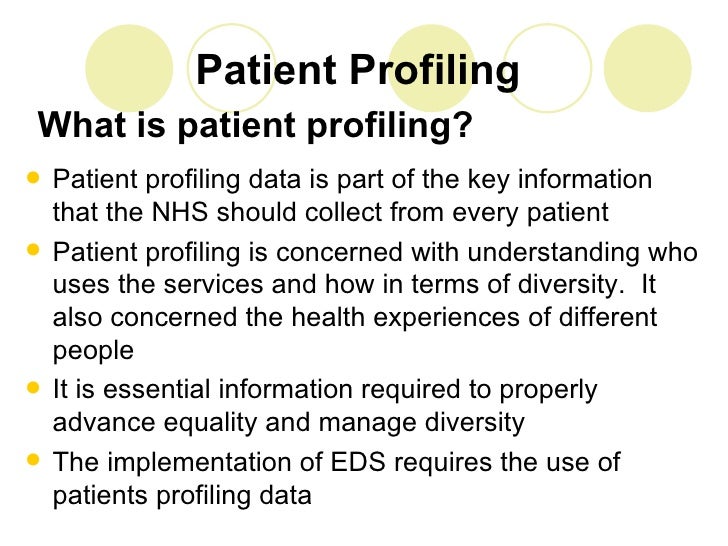 Patient Profiling Patient Profiling In The Er , Patient Profiling: Are You a Victim? – MIXG