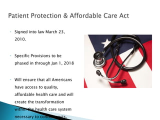 Patient protection & affordable care act | PPT