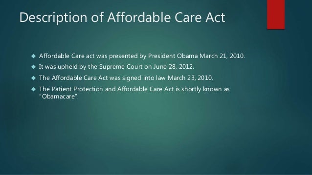 patient protection and affordable care act obamacare pros and cons chart