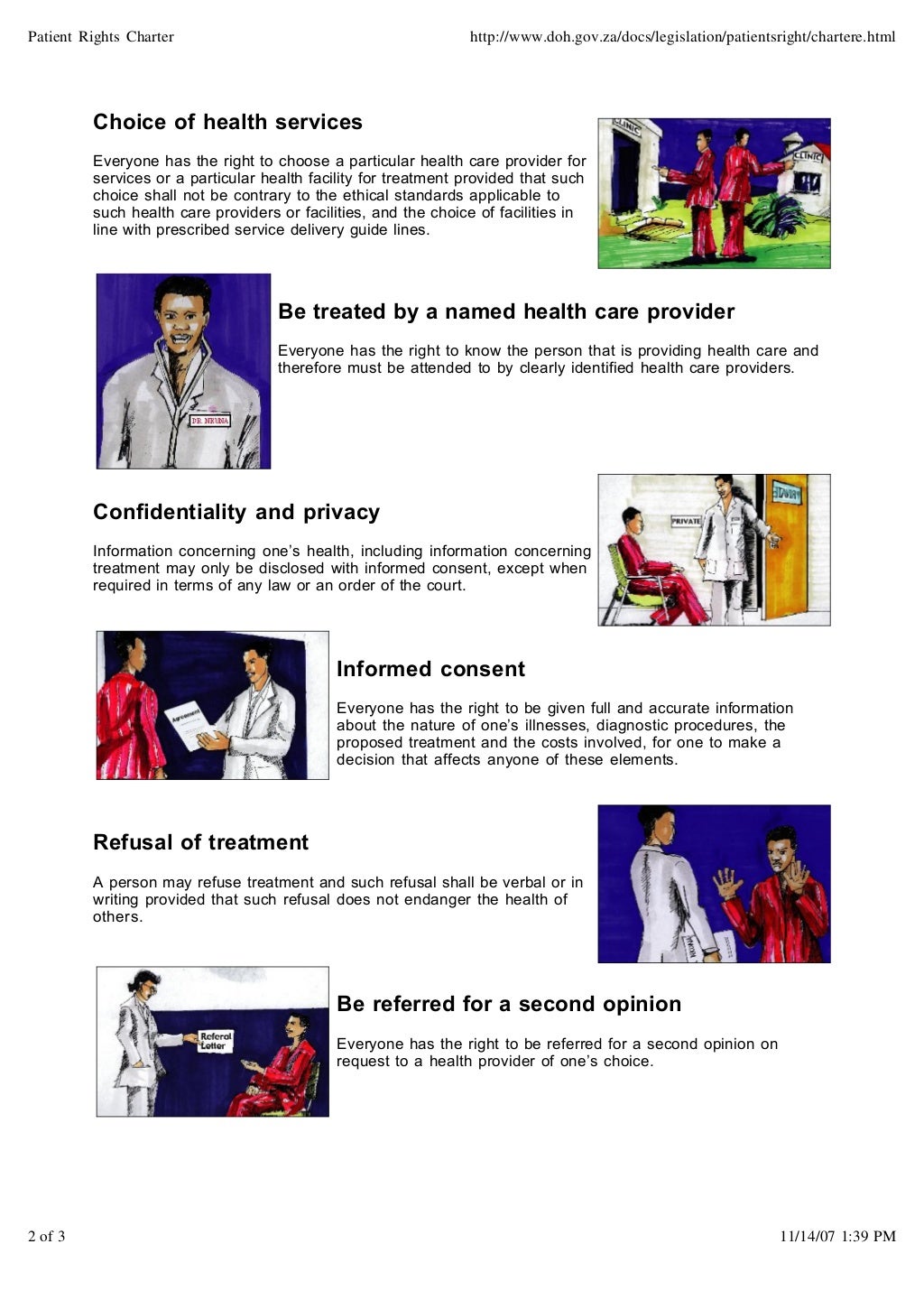 The Patients' Rights Charter