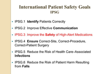 Patient safety
