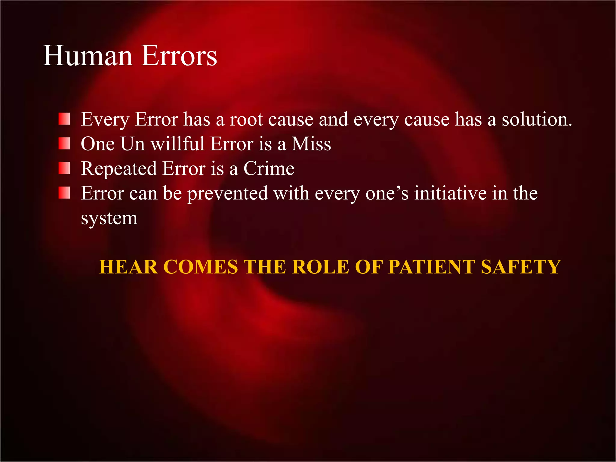 Patient Safety Presentation | PPTX