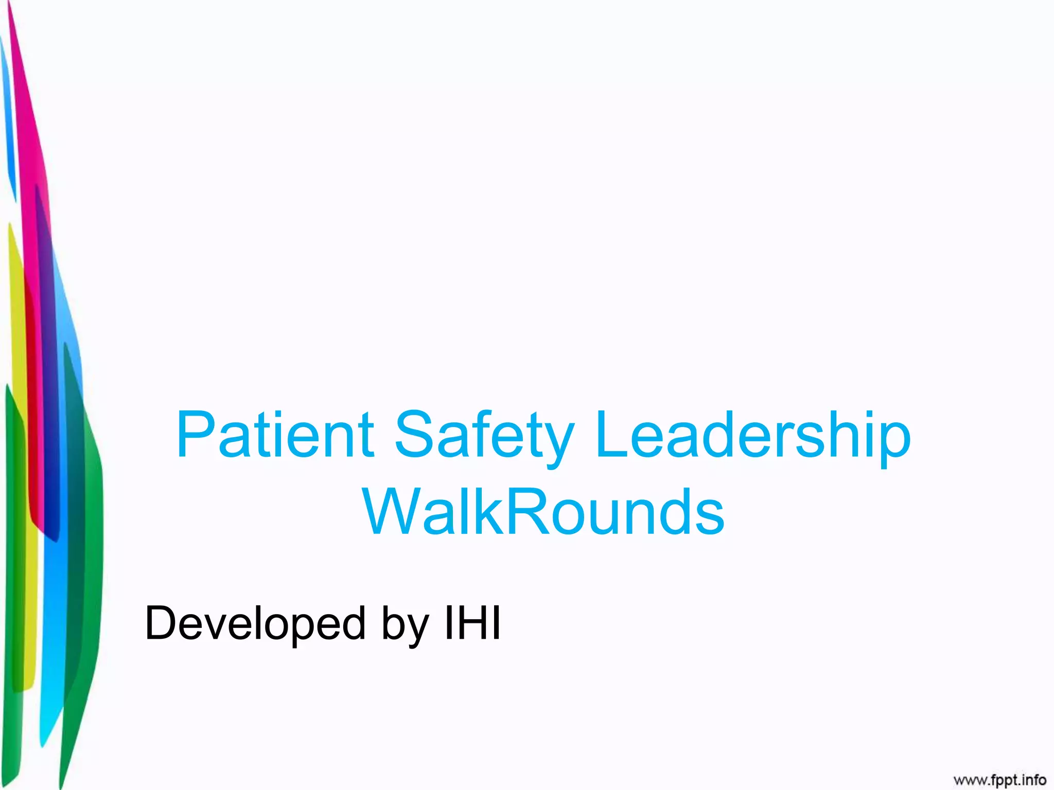 Patient safety culture | PPTX