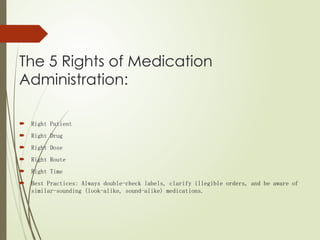 Patient Safety in a Hospital in a structured manner | PPTX