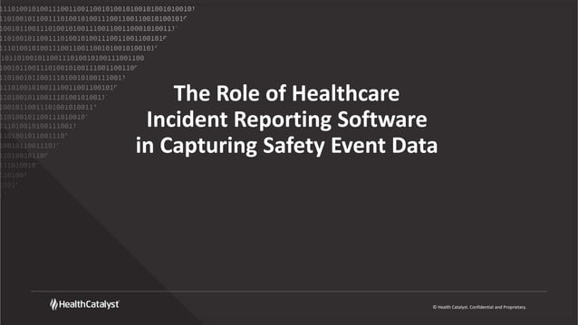 Patient Safety Incident Reporting Functionality Reduces Barriers and ...