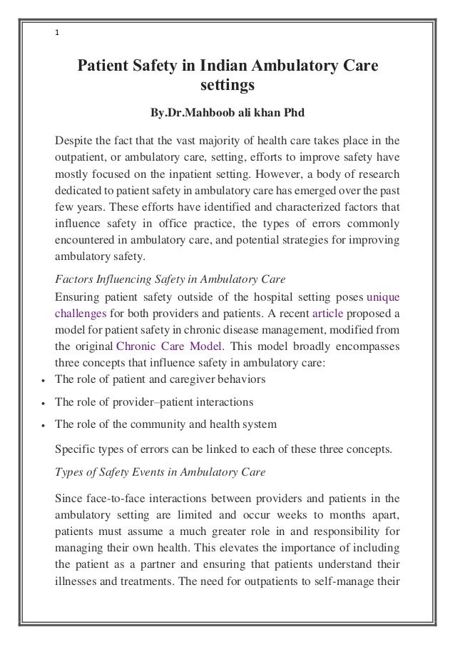 Phd thesis in patient safety