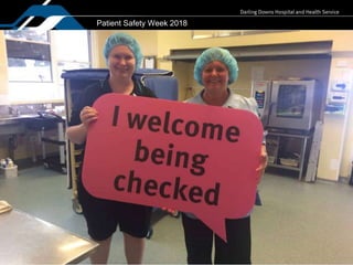 Patient Safety Week 2018
 