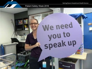 Patient Safety Week 2018
 