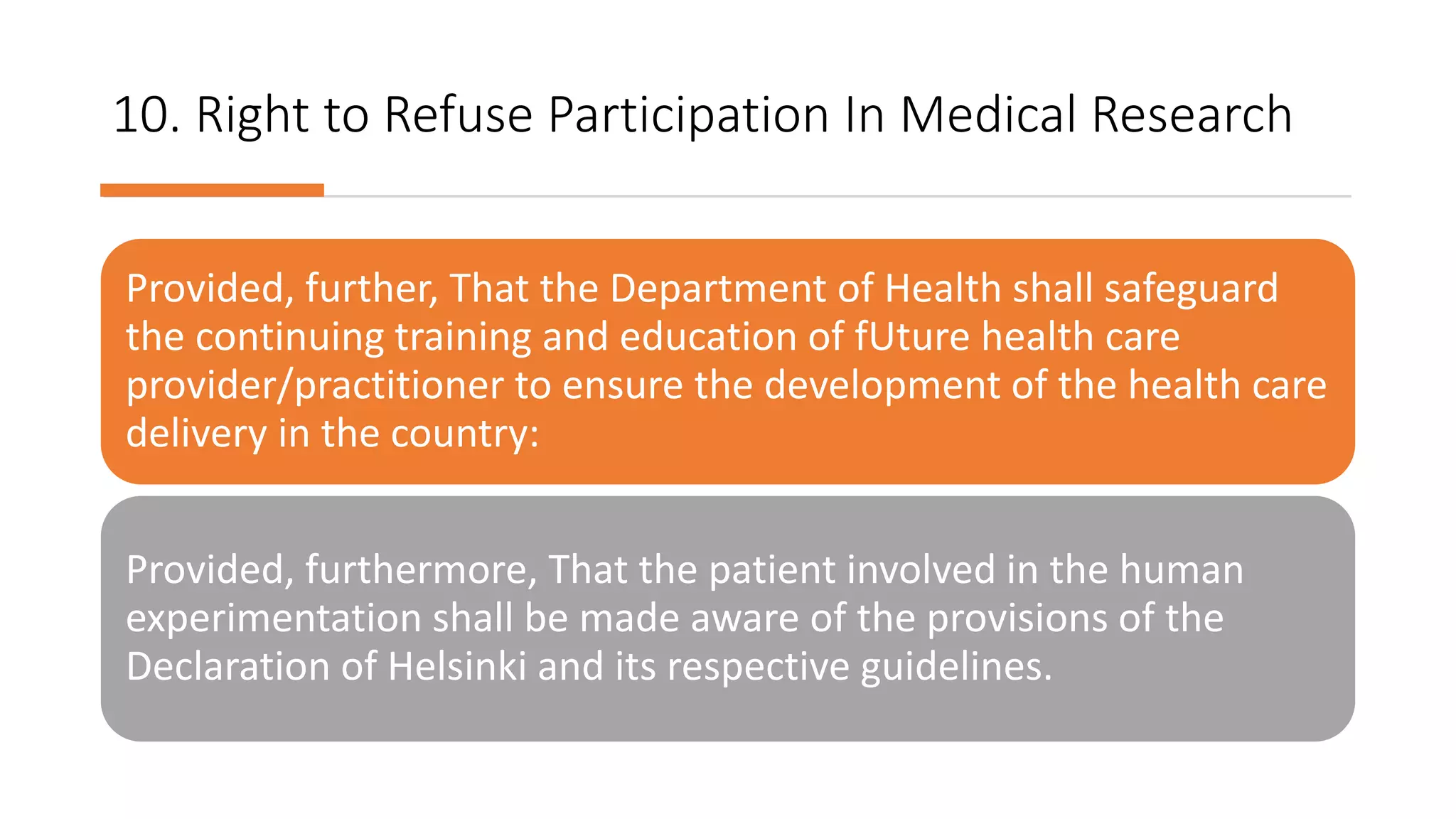 PATIENTS BILL OF RIGHTS | PPTX