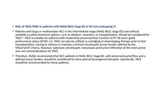 patient selection for locoregional therapies in HCC | PPTX
