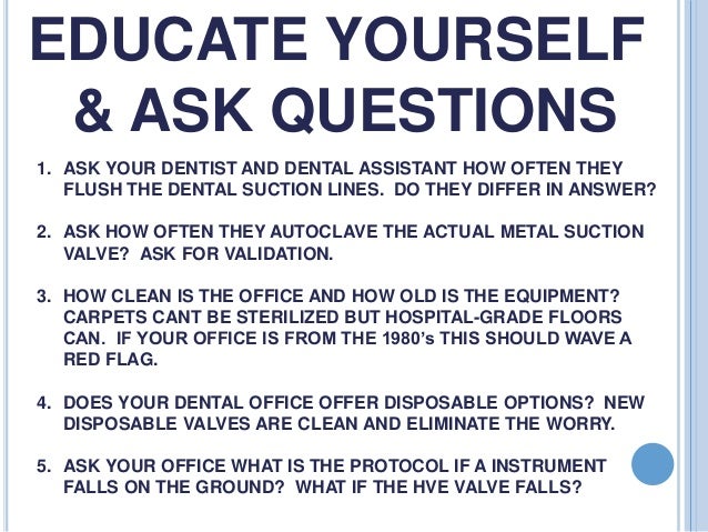 questions to ask a dental assistant