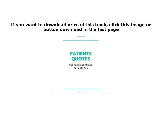 download_[p.d.f] library Patients Quotes The funniest things Patients…