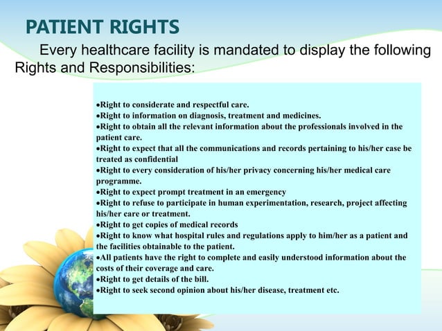 Patients rights and_responsibilities | PPT | Health Insurance | Insurance