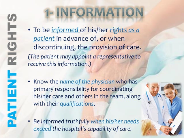 Patient’s rights and responsibilities