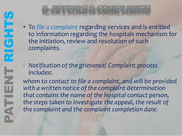 Patient’s rights and responsibilities